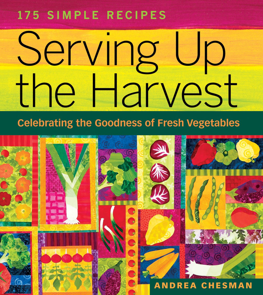  In this seasonal cookbook, Andrea Chesman offers easy-to-make recipes that are designed to bring out the very best in whatever produce is currently peaking. From spring’s first Peas and New Potato Salad to autumn’s sweet Caramelized Winter Squash and Onion Pizza, serving up the harvest has never been so tasty!