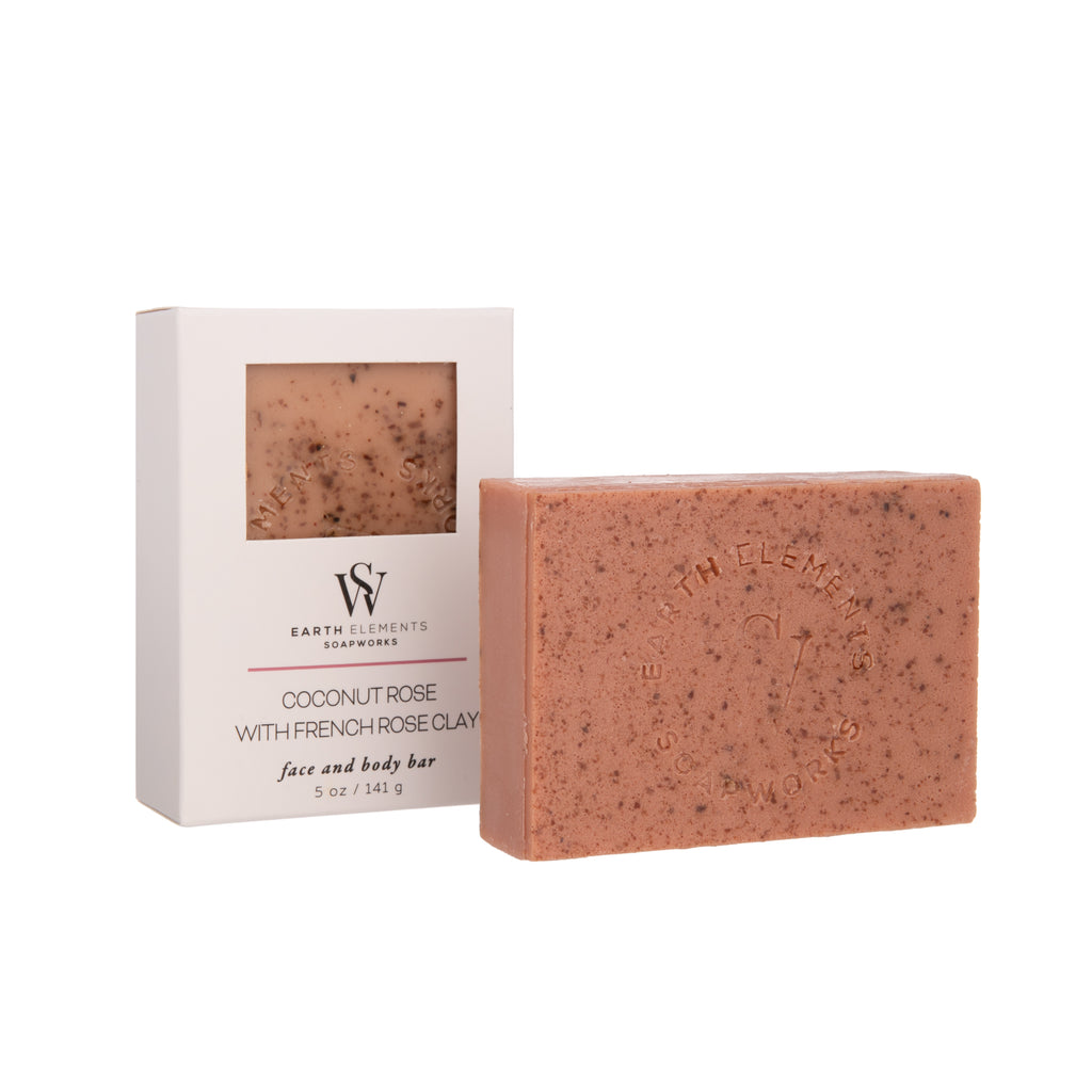 Elevate your daily skincare routine with this luxurious Coconut Rose Soap, a meticulously crafted blend that brings a touch of natural luxury, leaving your skin feeling refreshed and renewed.  All natural ingredients. 5 oz bar.