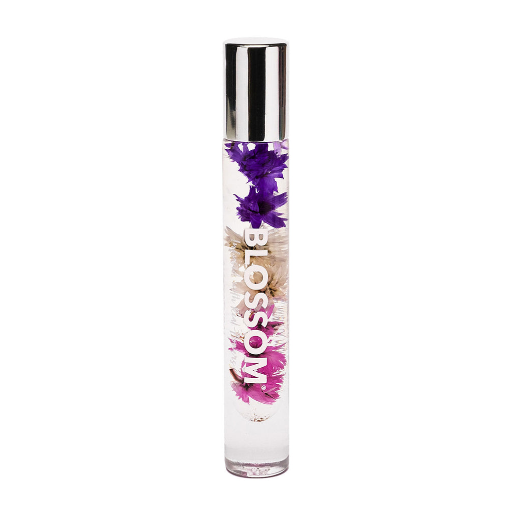 Sophisticated and layered, this pretty perfume oil is made with natural ingredients and essential oils for a long-lasting, fresh and wearable scent. Fragrance Notes: Top: Floral Jasmine, Heart: Honey, Base: Bergamot Contains real flowers Travel Size - glass bottle roll-on applicator 0.20 fl. oz. Made in California, USA