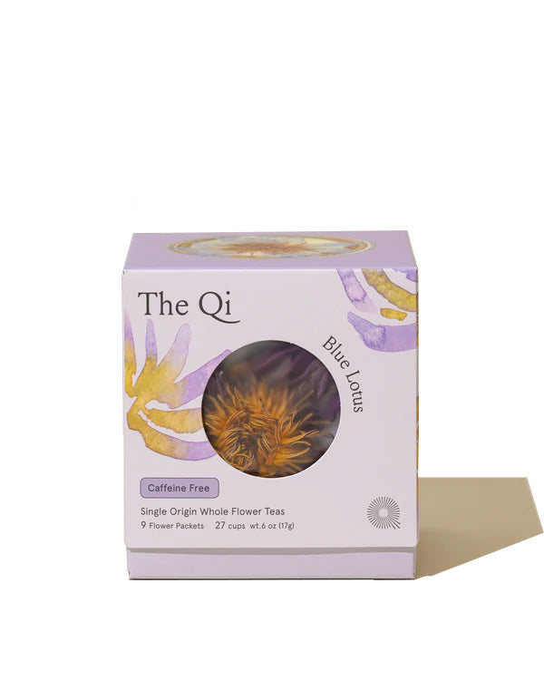 Blue Lotus Tea is a delicious, caffeine-free herbal tea that is subtly floral. This legendary flower has been used in Eastern Holistic medicine for thousands of years. This tea has a calming, soothing aroma and a light, mellow flavor. Net wt.6oz 9 x Individual whole lotus flower packets 1 flower = 3 cups.