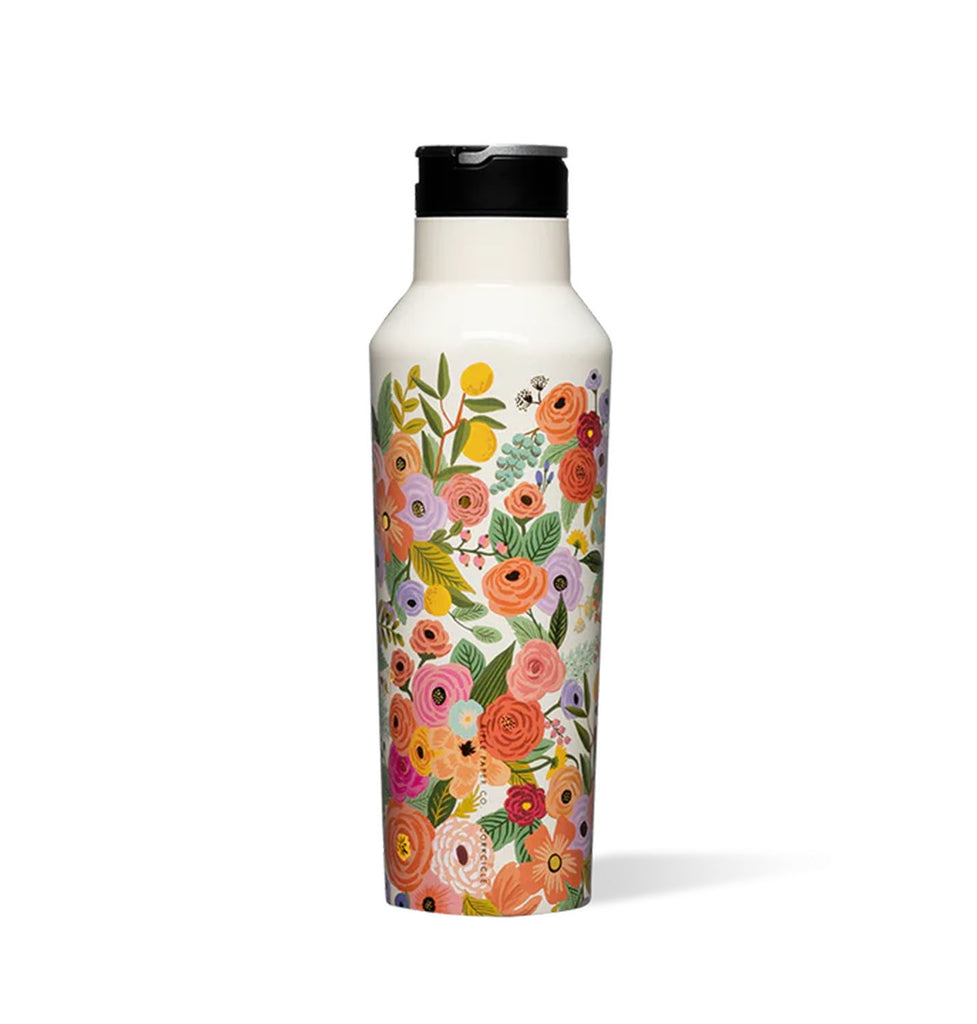 Fit for whatever makes you move, this floral print 20oz Sport Canteen pairs the prettiest pattern with a durable finish that's made to last. Great for home, office, tossing in your gym bag, or just making sure you're getting enough water throughout the day. Keeps things cold for 25 hours, hot for 12. 20 oz capacity.