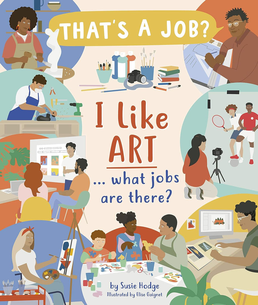The jobs that await the art lover are showcased in this peek into the workdays of 25 workers whose jobs involve art. Learn what it takes to be an architect or an art historian, how a game designer spends their day, and what's involved in hosting an art auction or tracking down art forgers. Hardcover. Ages 6-9 years.