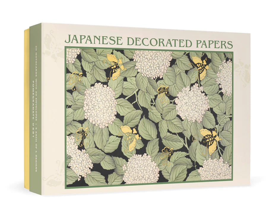 For centuries, Japanese artists have created block-printed illustrations and patterns that evoke their rich cultural heritage. The four block prints reproduced in this boxed notecard assortment are part of the British Library's Collection of Decorated Papers. 20 assorted 5 x 7" blank notecards with envelopes.