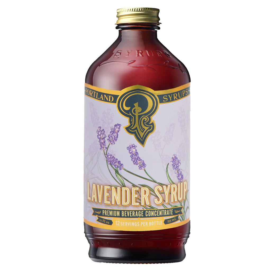 This lovely Lavender syrup is like relaxation in a bottle and is equally delicious added to coffee and tea as well as mixed with cocktails and sodas. Perfect for adding a splash of floral flavor to your morning matcha latte or as a fresh new twist to your favorite cocktail. 12 fl oz bottle.