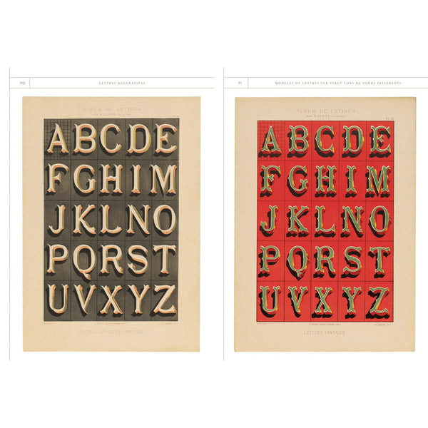 LETTRES DÉCORATIVES: A CENTURY OF FRENCH SIGN PAINTERS' ALPHABETS