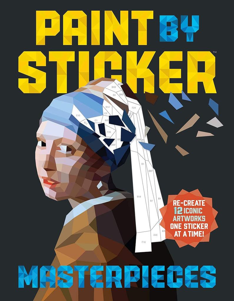 Peel the sticker, place the sticker, and watch your painting come to life. Set up your studio, pop on a beret, and squeeze out some metaphorical oil paints! This fun, creative book includes everything you need to complete 12 of the world's greatest works of art and have a priceless good time doing it. 56 pages Ages 6+.