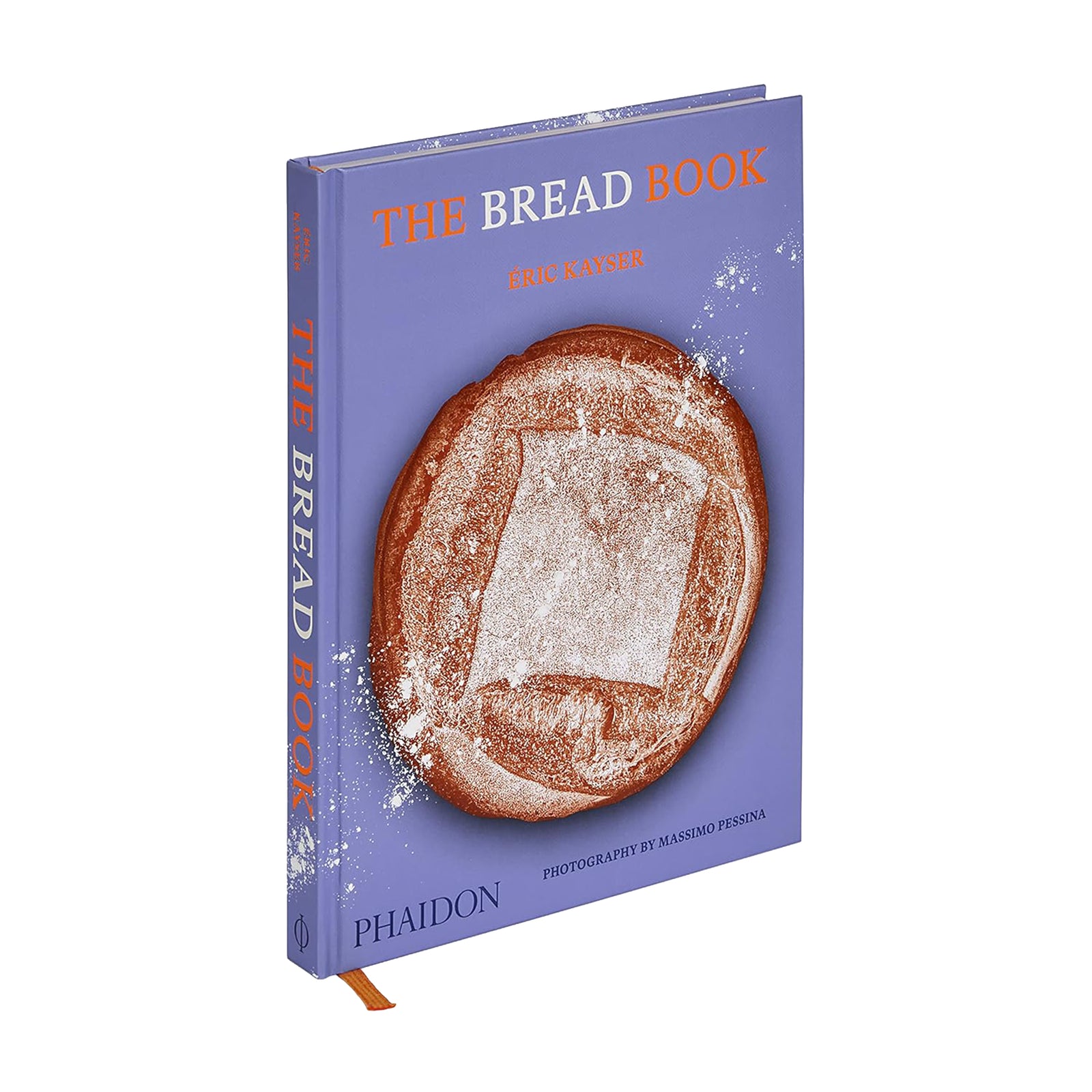 Book titled 'The Bread Book' with a purple cover featuring an image of bread.