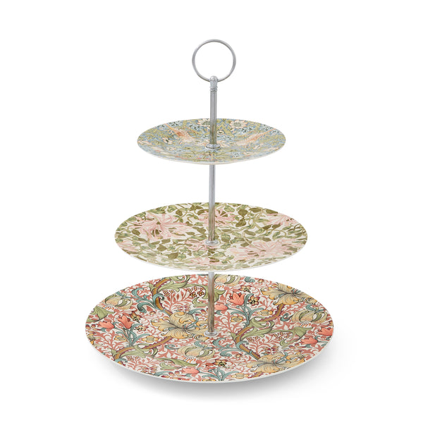 WILLIAM MORRIS THREE-TIER CAKE STAND - The Huntington Store