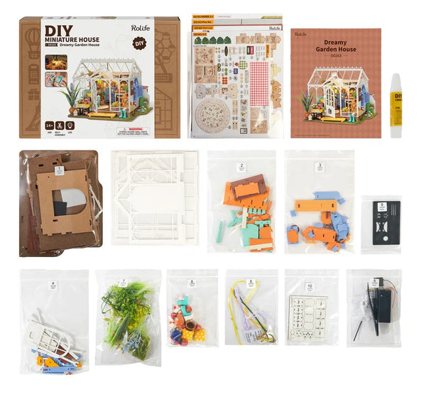 DIY MINI MODEL KIT - DREAMY GARDEN HOUSE - The Huntington Store