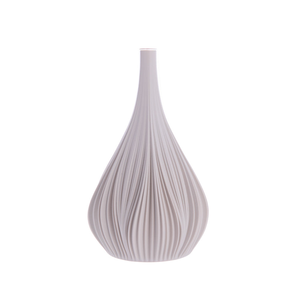 These beautifully organic pieces are 3D printed from recycled corn starch. Each piece is created using state-of-the-art modeling and fabrication techniques.