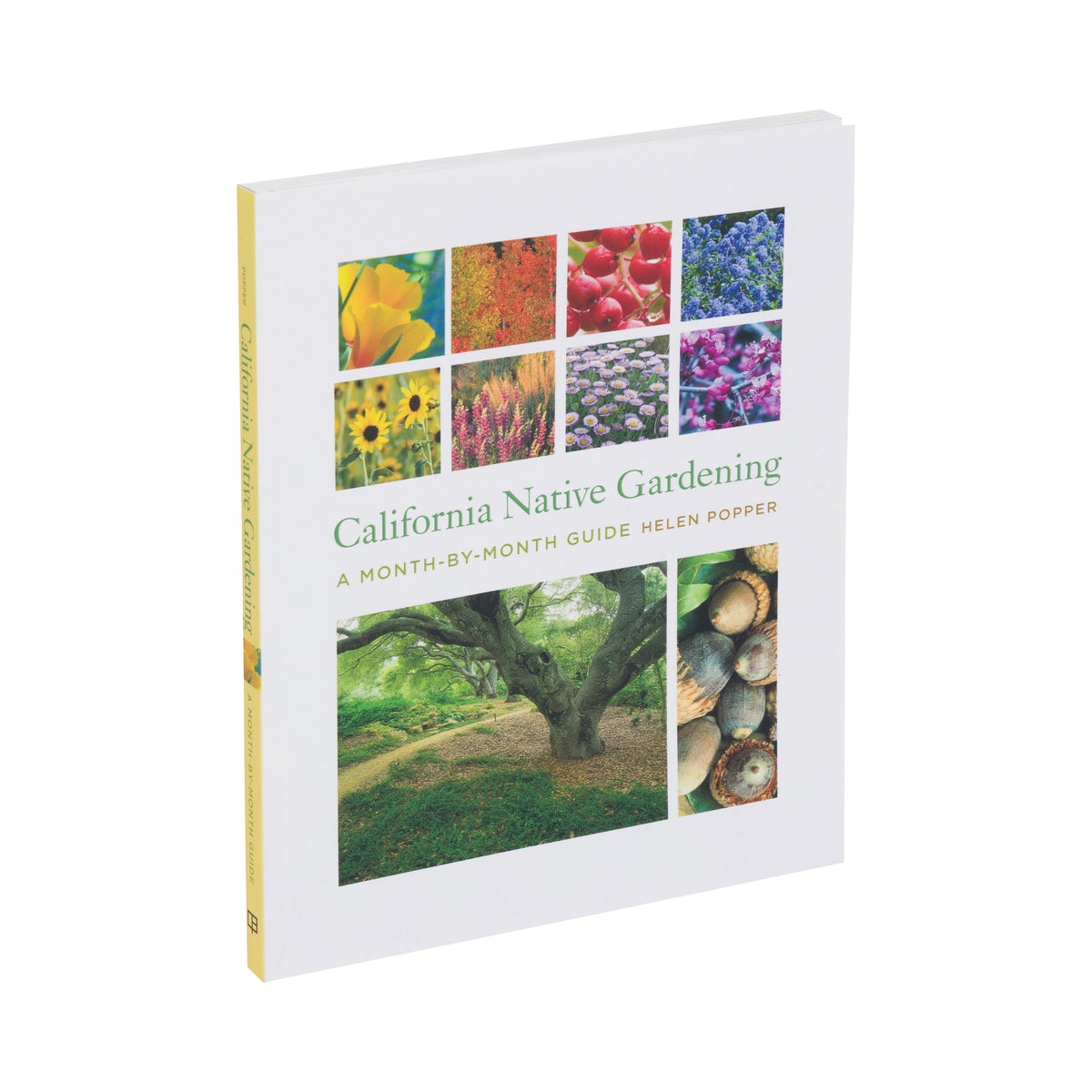 Book cover of 'California Native Gardening' with images of plants and nature.
