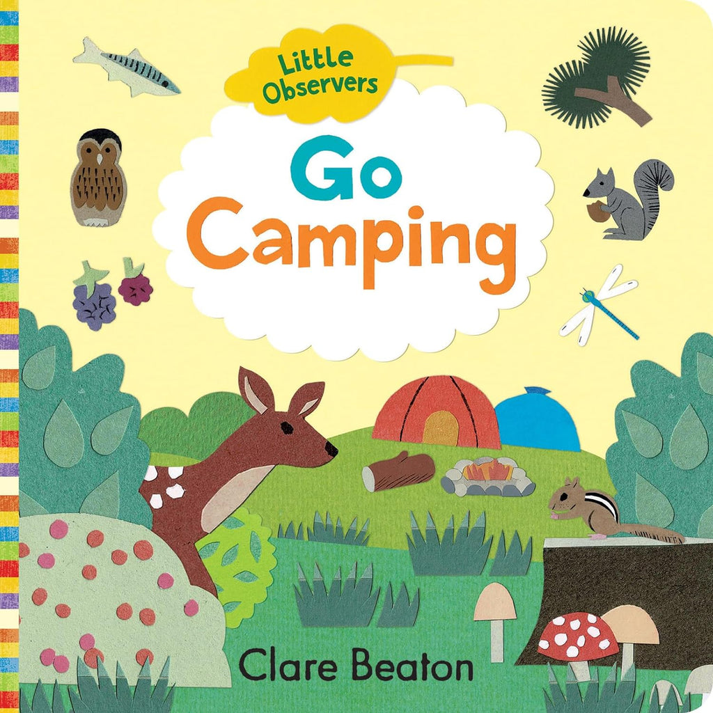 In Go Camping, little observers will love discovering the wonder in the world around them. The board book is great for getting young kids adapted to the outdoors and as an introduction to camping and nature! Board book Recommended age: 0-3 years 18 pages