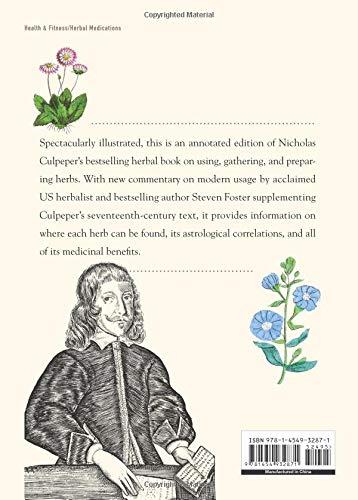 This edition combines the charm and information of Culpeper’s original 17th-century text with modern and practical uses. It includes details about where to find various herbs, as well as astrological correlations and medicinal benefits. 288 pages Softcover