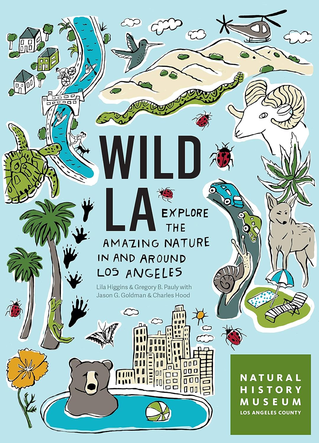 Wild LA is the guidebook to exploring the nature in and around Los Angeles. From experts of the Natural History Museum, read about the mammoths discovered under Wilshire Blvd, to the critters around Griffith Park. A great gift for nature enthusiasts, hikers, and all plant and animal lovers. 288 pages Paperback