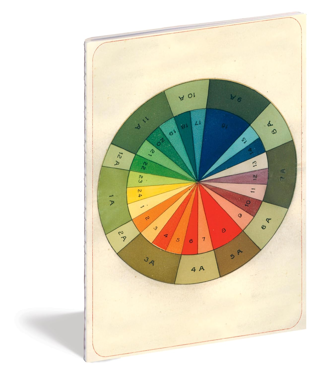 This set of 3 notebooks with artist John Derian's Color Studies on each cover are great options for recording your notes, lists, and doodles. Get inspired by the color wheel, palettes, and color combinations for the ultimate spark to your creativity and imagination. 64 pages each Dimensions: approx. 6" x 0.6" x 9"