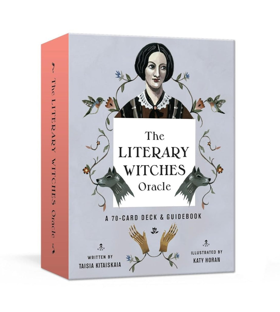 Immerse your divination practice with spiritual insight and feminist guidance from heavyweights of literature. The cards in this oracle deck feature authors and literary icons. This oracle deck would make a great gift for readers, writers, and witches.  70-card Deck Includes Guidebook Box Dimensions: 4.9" x 2" x 6.36"