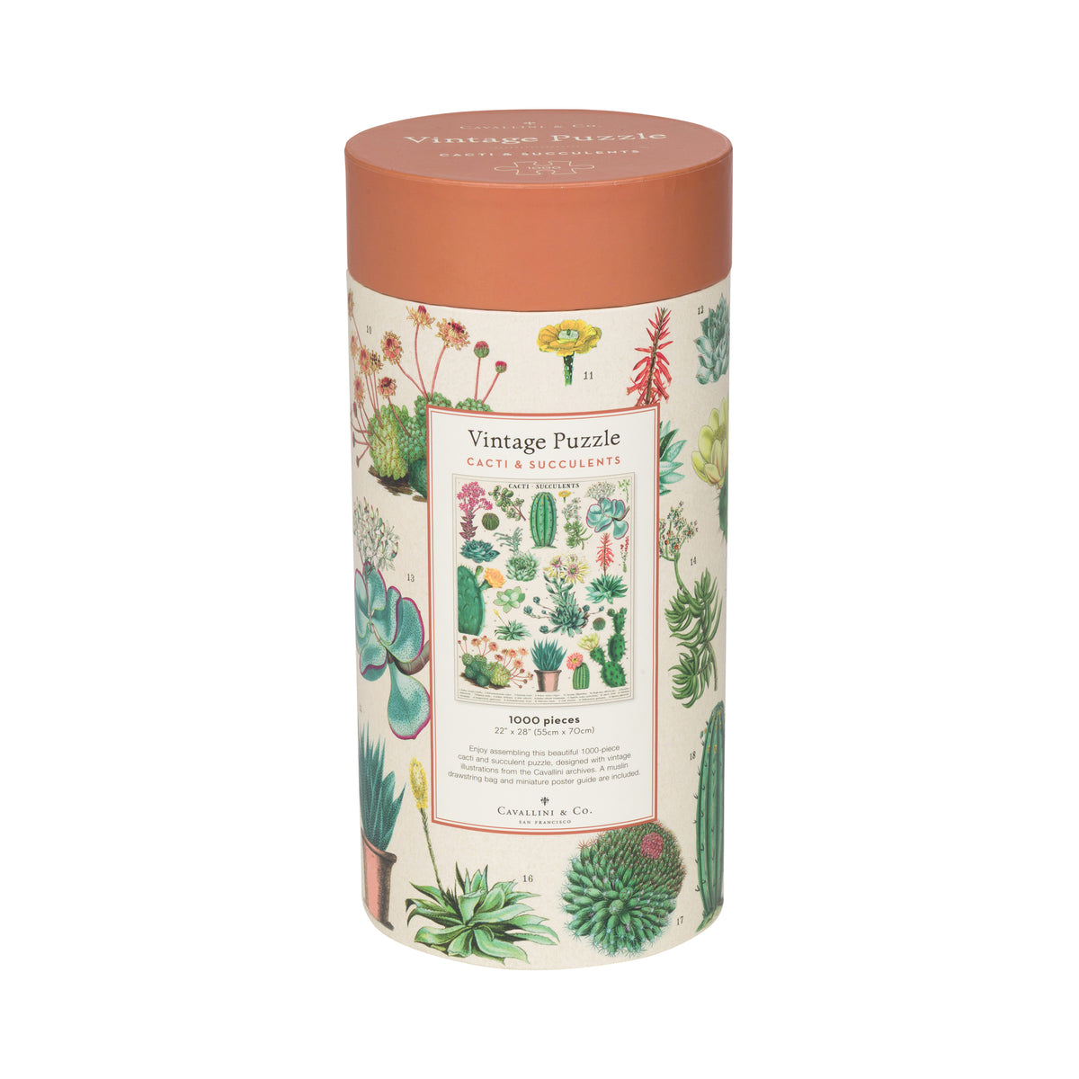 CACTI AND SUCCULENTS VINTAGE PUZZLE