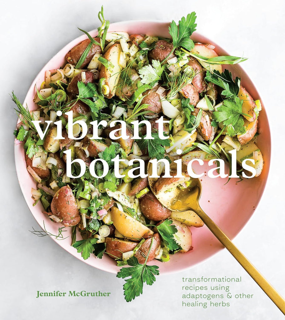 Vibrant Botanicals contains recipes using adaptogens, herbs, and botanicals that may be able to heal, energize, and calm. Jennifer McGruther guides readers through the properties of herbal energetics and how to extract their benefits into tinctures, infused oils, teas and tisanes, vinegars, and more. 240 pages 