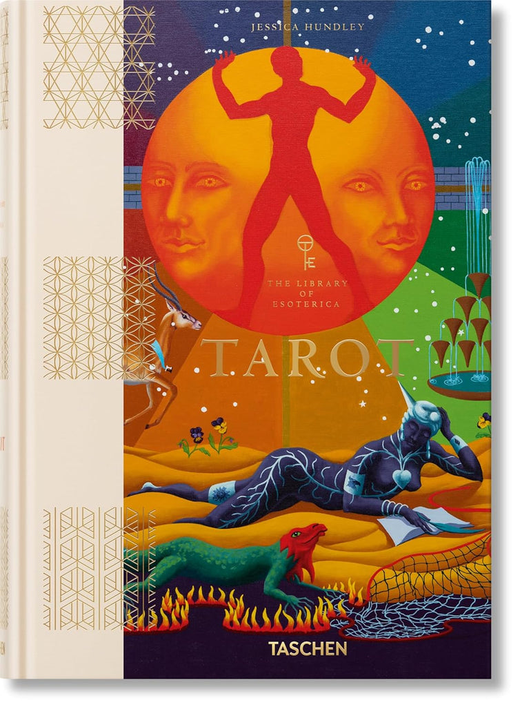 In this book from Taschen's Library of Esoterica, Jessica Hundley traces the history of Tarot. The reader is taken on a journey through cards and symbols behind more than 500 different decks and works of original art. The book features Tarot art and cards from Medieval times to modern eras. Hardcover 519 pages