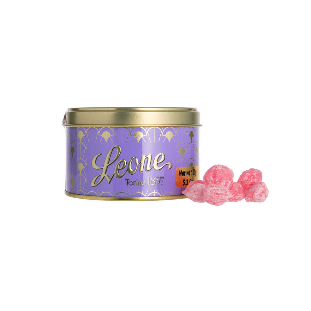 Leone's classic Rose Pastilles are the perfect treat when you crave a little something sweet! Packaged in a vintage style tin, these candies are the Company's oldest and most distinctive confectionery product. These small delights are the result of a careful choice of essences, extracts, and herbs. Made in Italy 5.3 oz