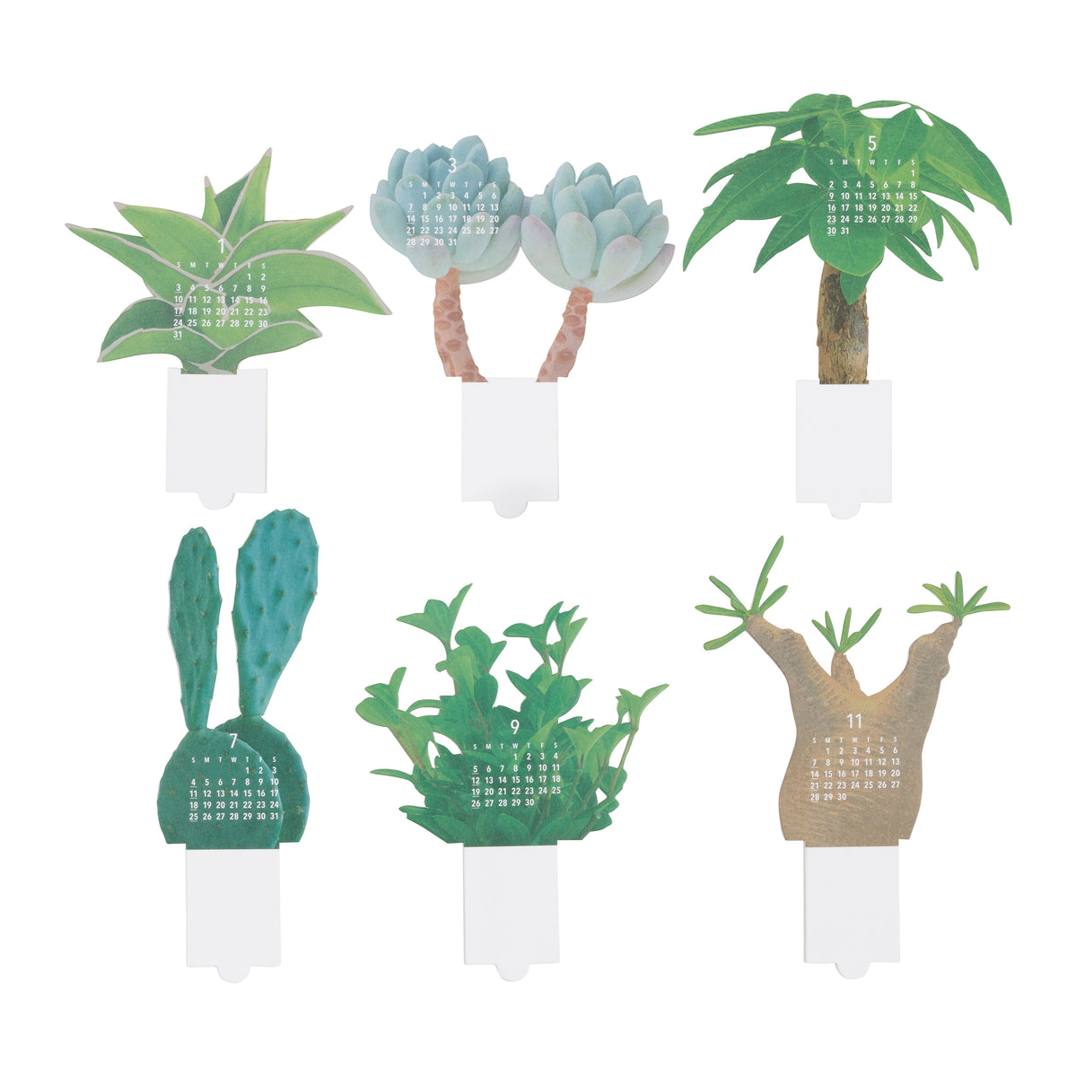 3D GREEN PLANTS 2027 CALENDAR