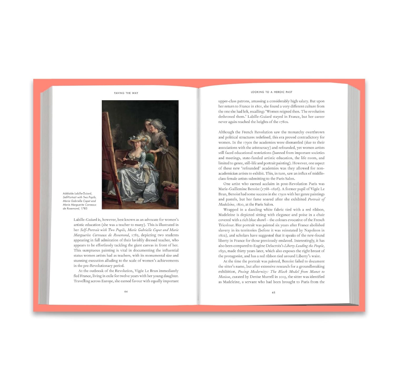 Book cover of 'The Story of Art Without Men' by Katy Hessel with a pink background and colorful text.