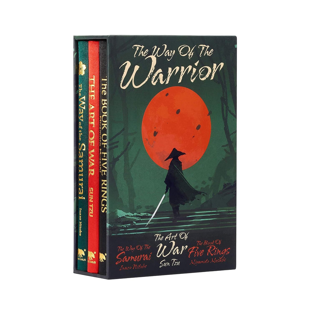 This boxset contains classic texts from China and Japan. The Art of War details leadership skills, strategic flexibility, and quick thinking. The Book of Five Rings is insight into business strategy. The Way of the Samurai explores the Japanese warrior class. Hardcover