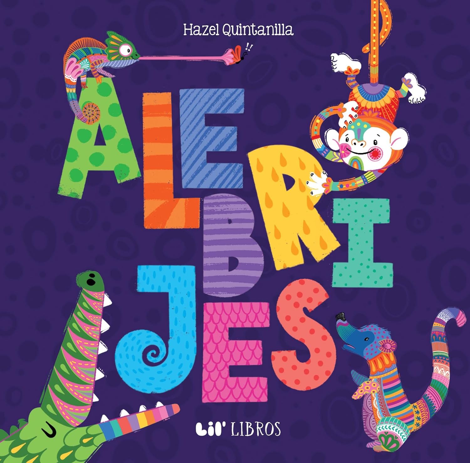 Introduce your little ones to a range of animals and their alebrije form in both English & Spanish! Painted with bold colors and carved into the shapes of fantastical creatures, alebrijes are spirit guides chosen to lead us on a path through discovery. 22 pages. Recommended age: Baby - 3 years. Board book.