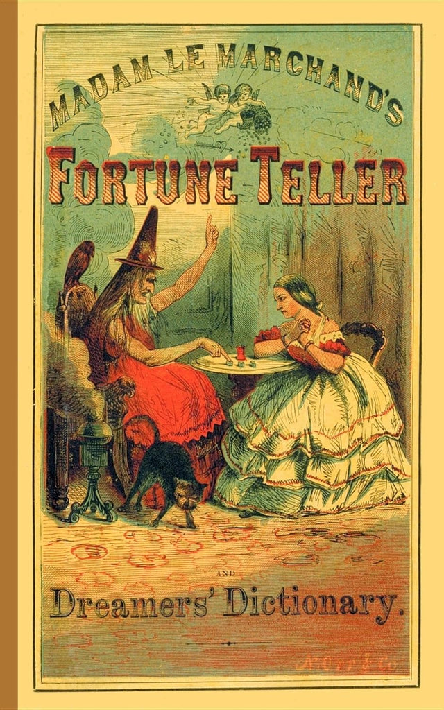 Originally published in 1863, the Fortune Teller and Dreamer's Dictionary by Madame LeMarchand is a paperback filled with knowledge of occult practices. Readers will learn to tell fortunes using dice or ordinary playing cards, read tea leaves and coffee grounds, interpret dreams, and much more.   134 pages Paperback