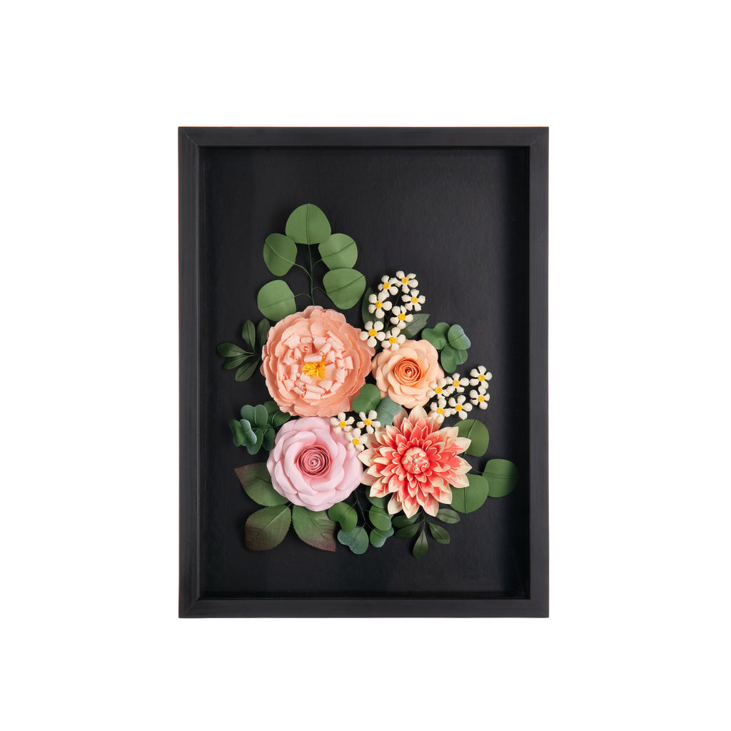 Inspired by The Secret Garden, Frances Hodgson Burnett’s classic children’s novel, this beautiful paper flower bouquet evokes memories of a spring garden in full bloom. Intricately detailed and lifelike, this work of art captures the color and vibrance of wildflowers. Dimensions: 11.8" x 15.7".