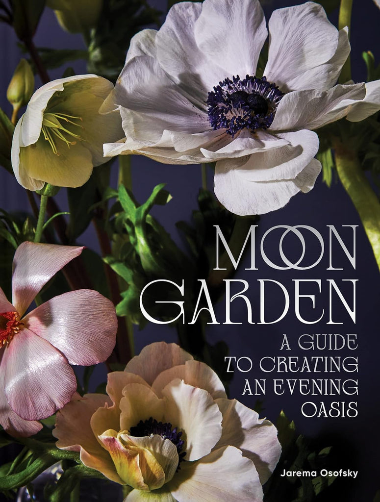 Moon Garden is a guide that will help you create your very own moon garden. Learn planting tips, horticultural wisdom, and how to create container gardens as well as journal and meditation tools. Moon gardens have plants that attract nocturnal pollinators, and release fragrance after sundown. 160 pages Hardcover