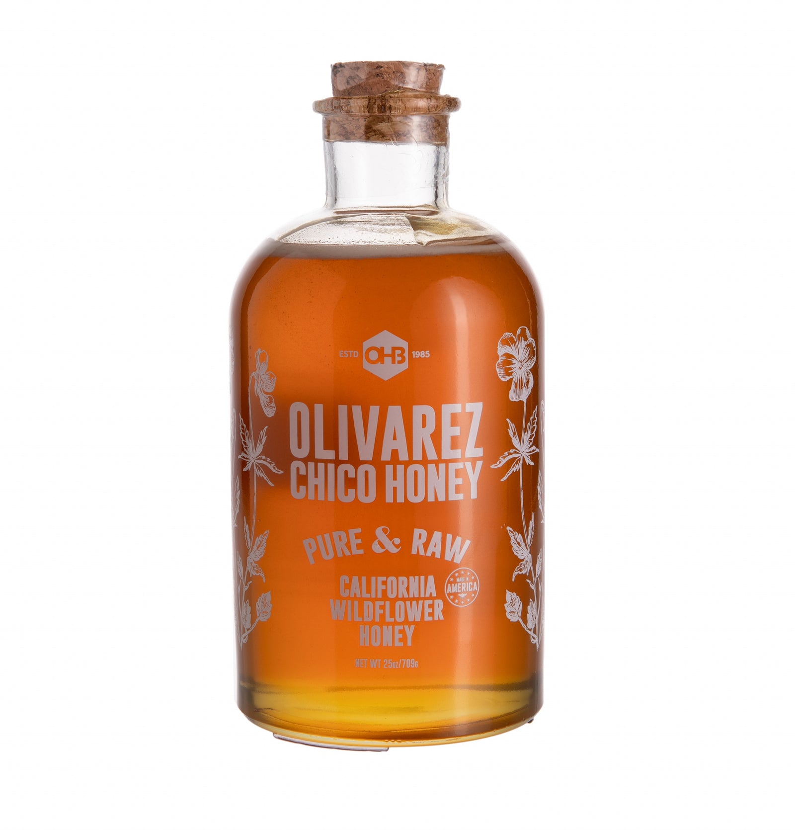 To produce this wonderful honey, hives are set in remote places in California, at different elevations, so that bees can gather nectar and pollen from valley and mountain flowers alike — from purple vetch and yellow star thistle to white sweet clover, alfalfa and manzanita. Ingredients: Pure, natural honey. 25 oz.