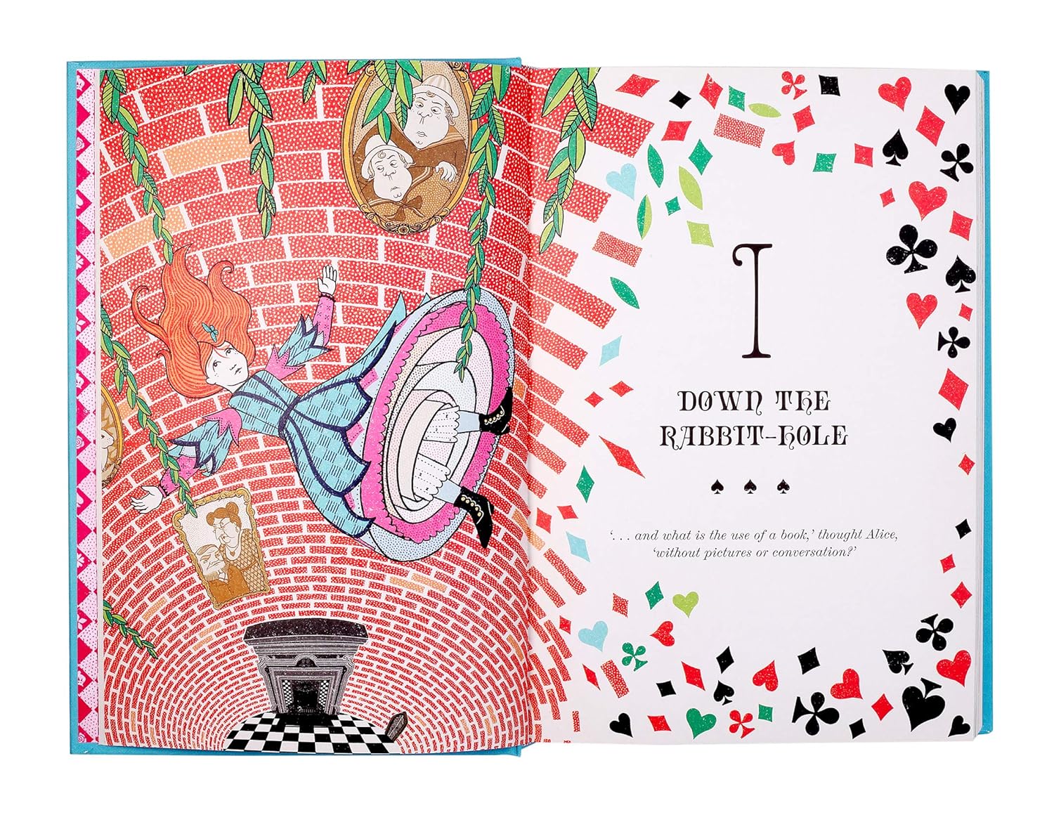 Drop into the world of Alice in Wonderland with this interactive 3D book. Alice drops into a rabbit hole and a world of talking cats, frantic rabbits, and eccentric characters. Expect the same story but updated with interactive elements like a growing Alice. Hardcover (Illustrated) Interactive 320 pages
