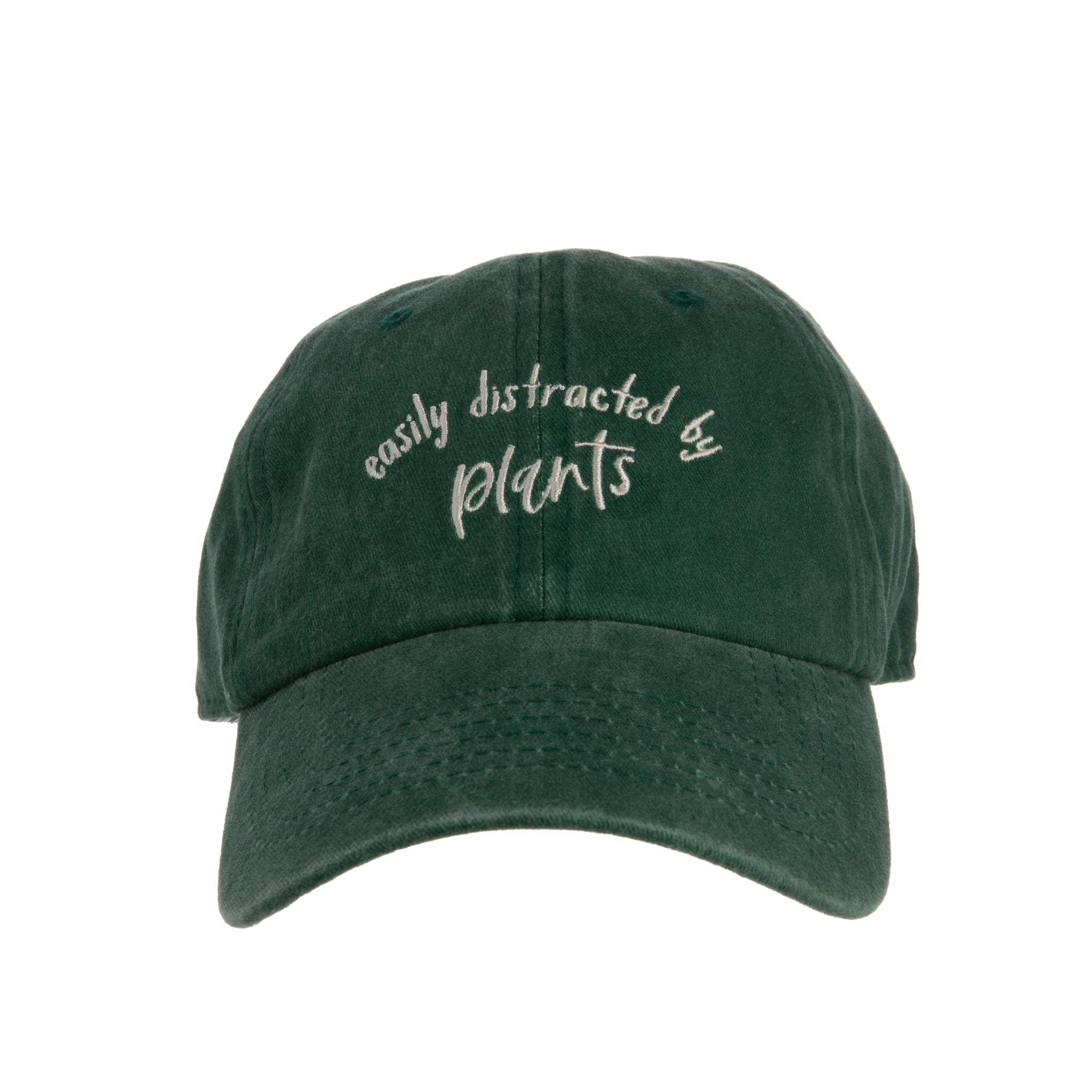 plant seeds idea hat Distracted By Plants Baseball Cap
