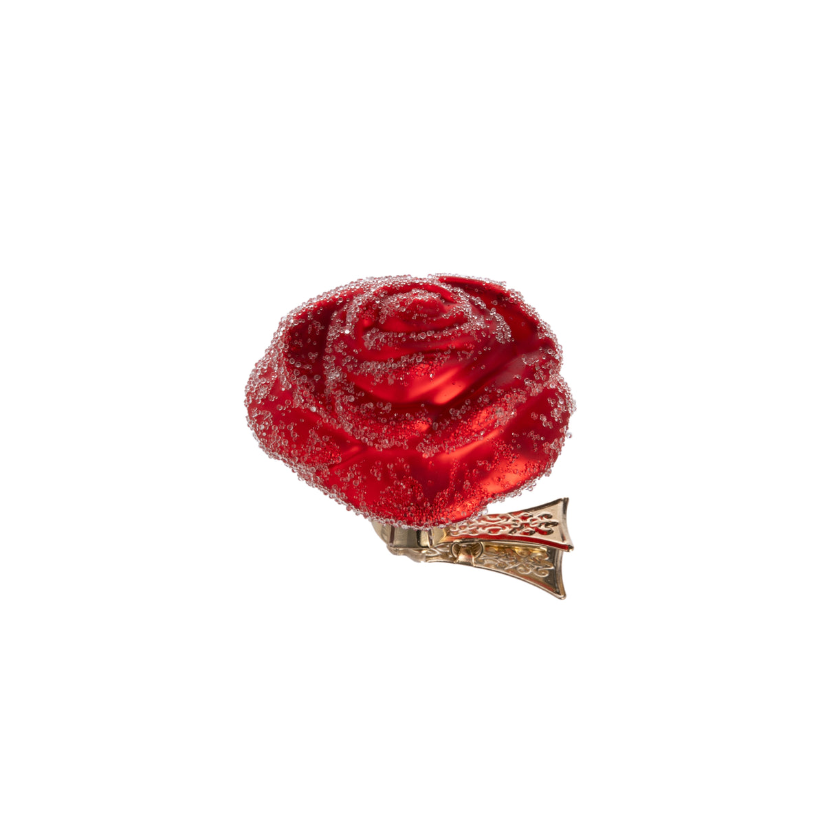 ROSE CLIP-ON ORNAMENT