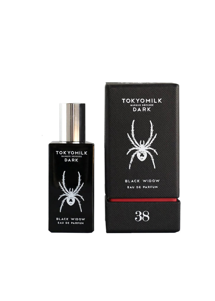 Channel your inner enchantress with this Black Widow Eau de Parfum. With fragrance notes of Scarlet Sage, as well as Orange Blossom and Ylang Ylang that bewitch with botanical essence, the perfume finishes off with Oakmoss.  Fragrance Notes: Scarlet Sage, Ylang Ylang, Orange Blossom, Oakmoss 1.6 fl oz. Made in USA