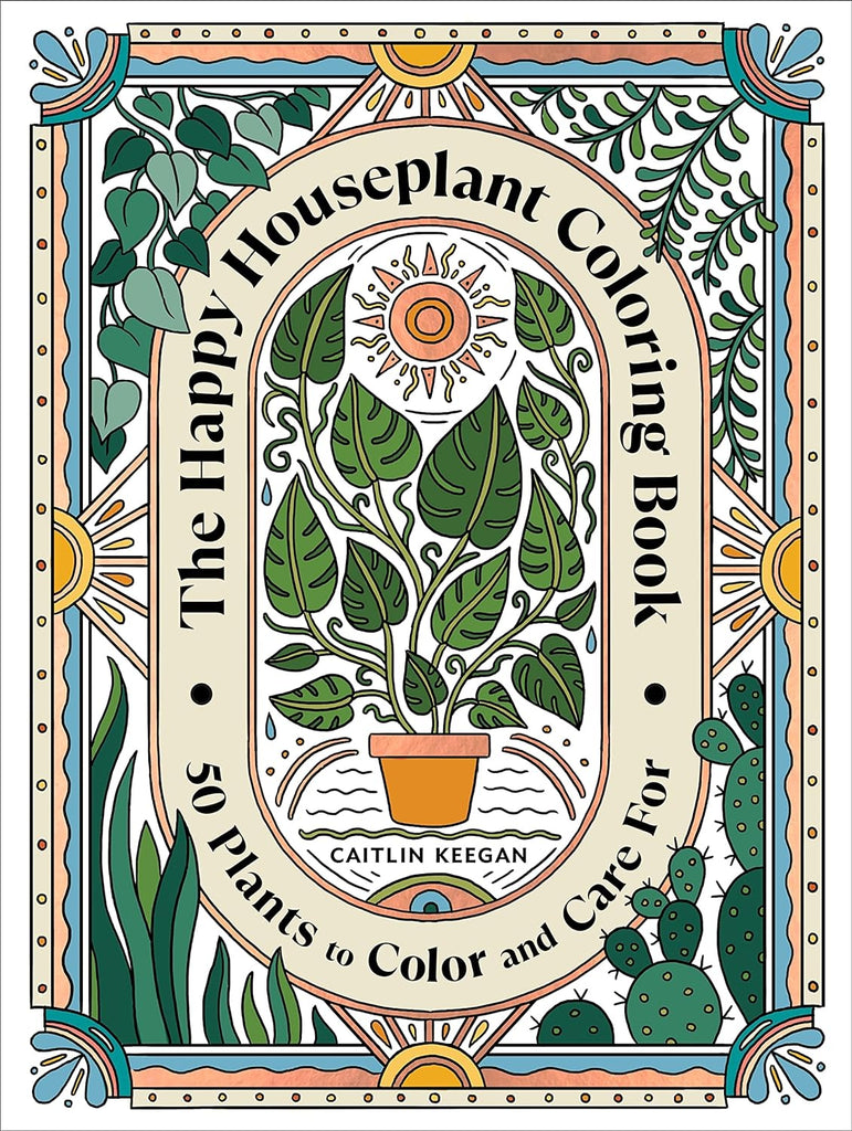 This coloring book is a journey into the world of houseplants. This coloring book features houseplants in home settings, ready to be colored in and personalized. The book has plant illustrations as well as plant care tips. Color with whatever medium you prefer - crayons, pencils, or markers.  112 pages Softcover