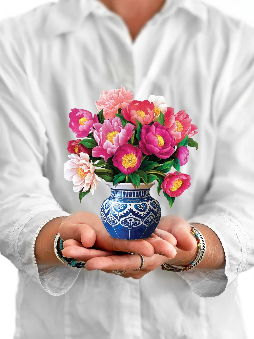 PEONY PARADISE MINI POP-UP BOUQUET