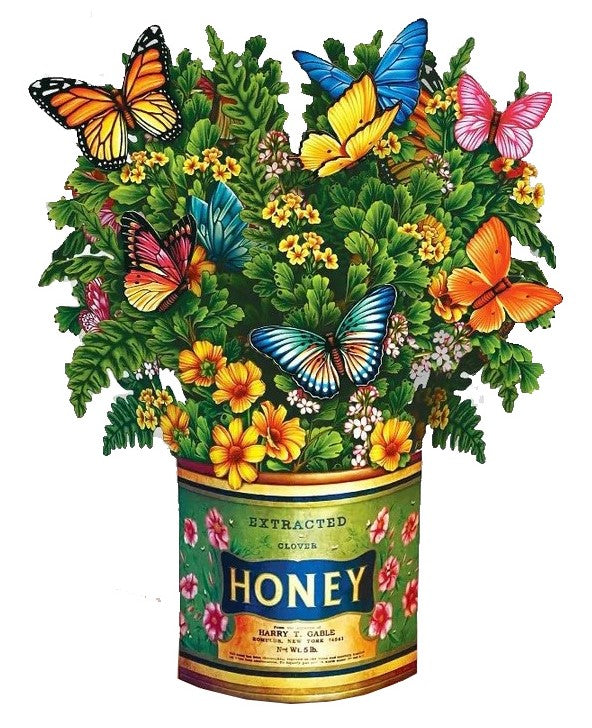 The Mini Butterflies and Buttercups Mini Paper Bouquet livens up every space with its springtime beauty. Measures approximately 5.5” high by 5" across 100% Recyclable Paper Comes with 2.5" x 3.5" blank note card and mailing envelope