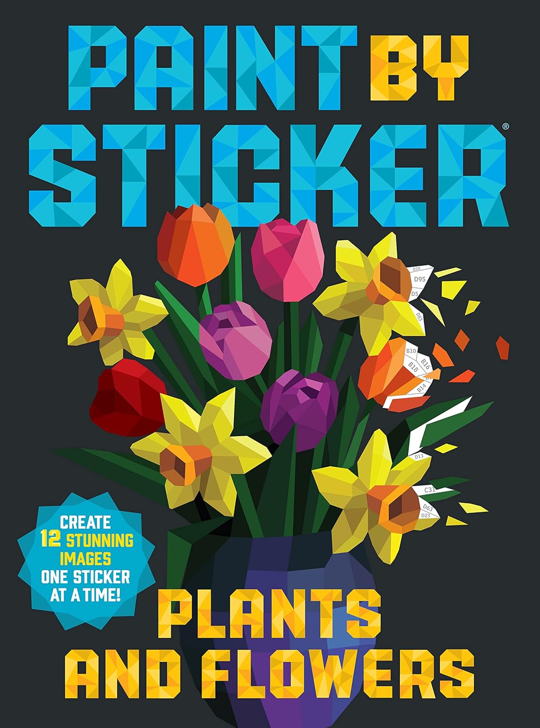 Paint by Sticker: Plants and Flowers is a different take on painting by numbers but with more stickers! This activity book for crafters and plant lovers contains 12 colorful paintings ready to be stickered on and turned into art. Gardening facts on each painting also included. Paperback Recommended ages: 6+ 56 pages