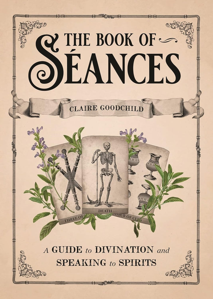 In Claire Goodchild's The Book of Séances, she takes you on a journey through the history of spiritualism and the safest practices for connecting with those on the other side. The book details various types of spiritual encounters, protection rituals, as well as divination tools, such as tarot cards. 304 pages Hardcover