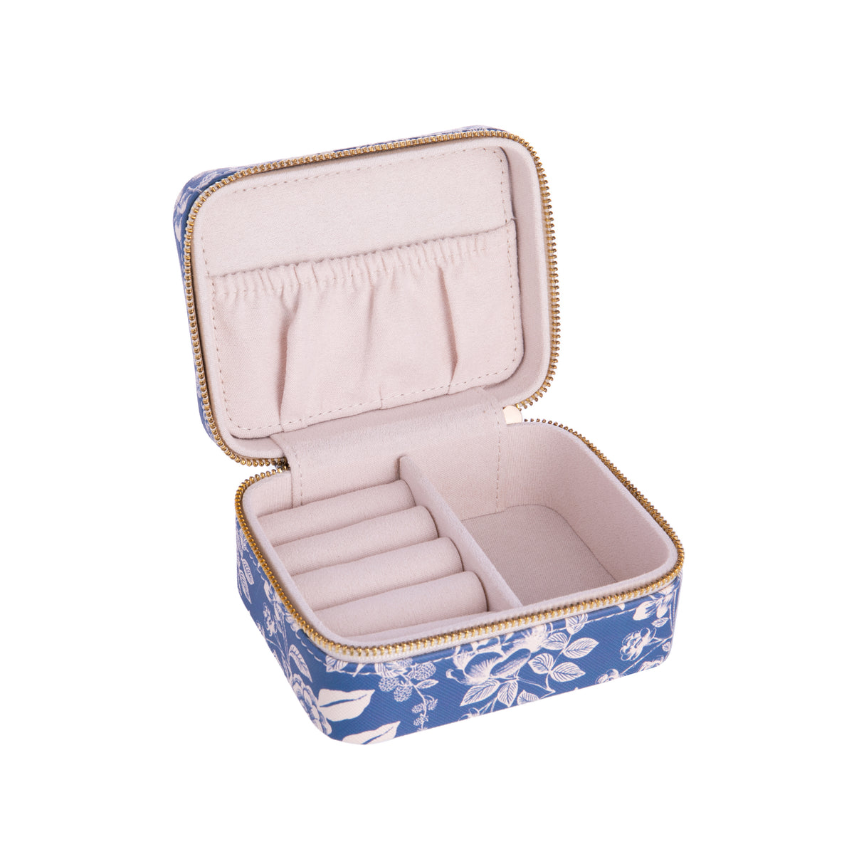 ENGLISH ROSE TRAVEL JEWELRY CASE