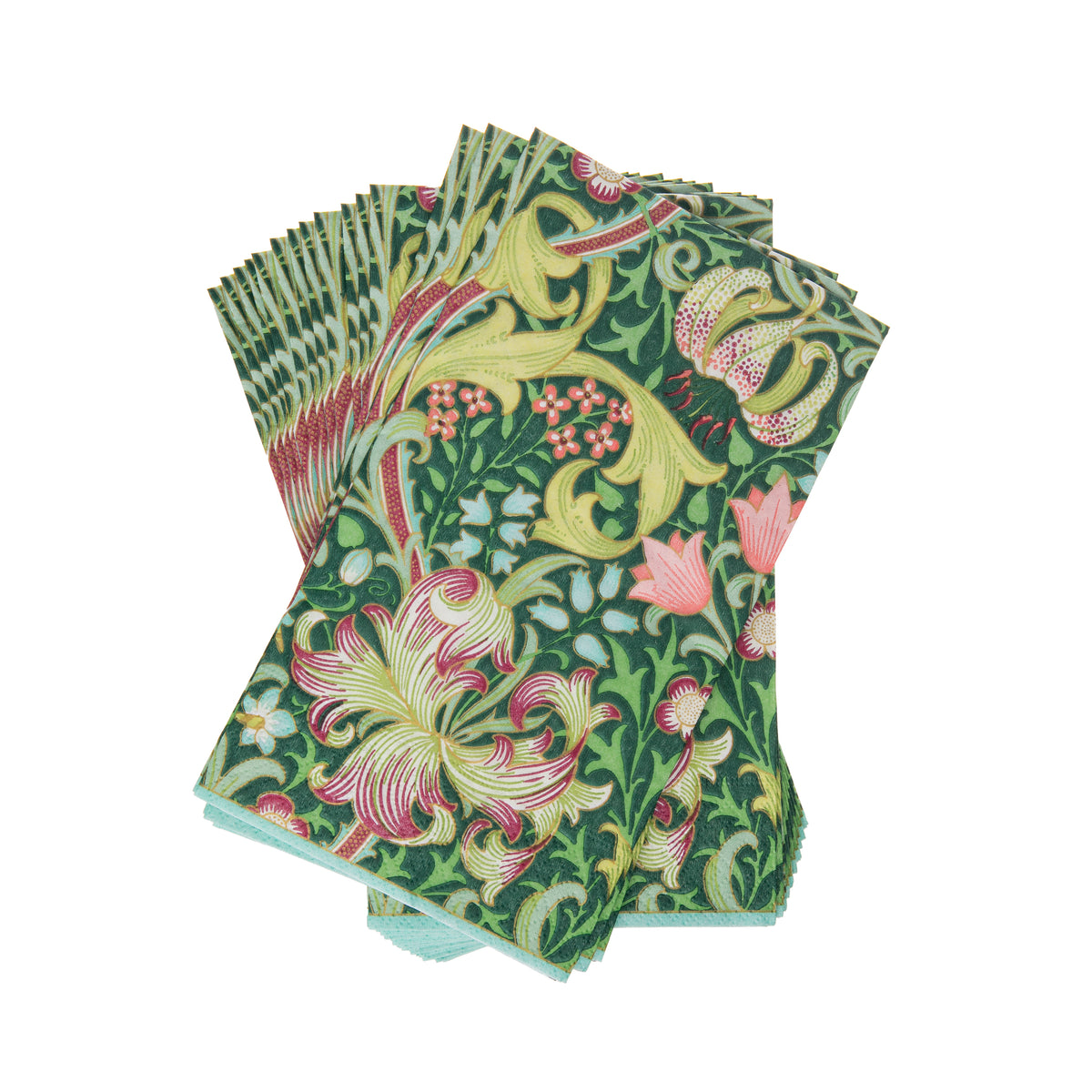 WILLIAM MORRIS GOLDEN LILY GUEST TOWEL NAPKINS