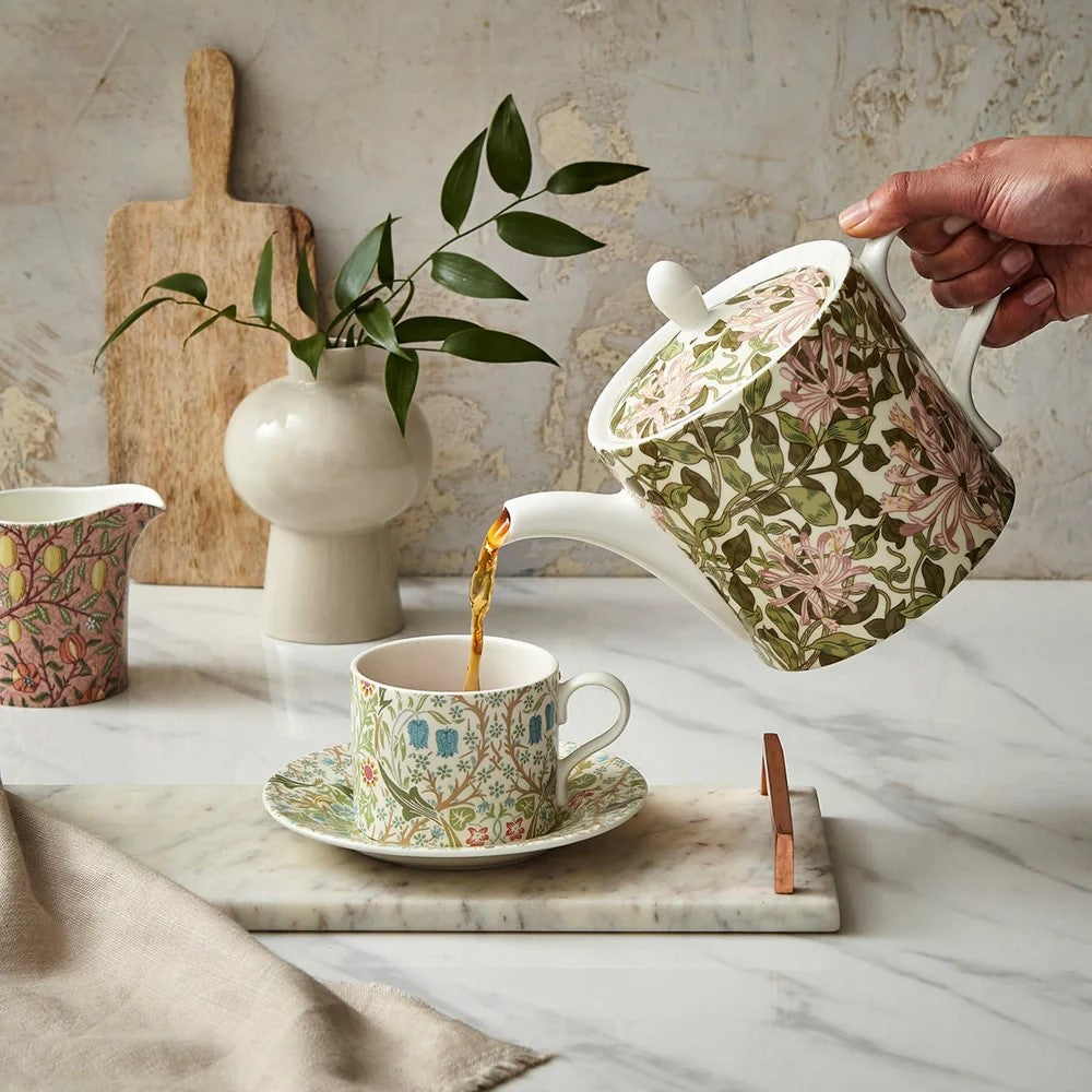 WILLIAM MORRIS HONEYSUCKLE TEAPOT