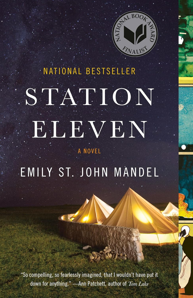 This post-pandemic, dystopian fiction titled Station Eleven is about a troupe of actors and musicians who look to keep the arts alive after a pandemic took out most of human civilization. They encounter a prophet on their travels who threatens their livelihood and discover what they have in common. Paperback 352 pages