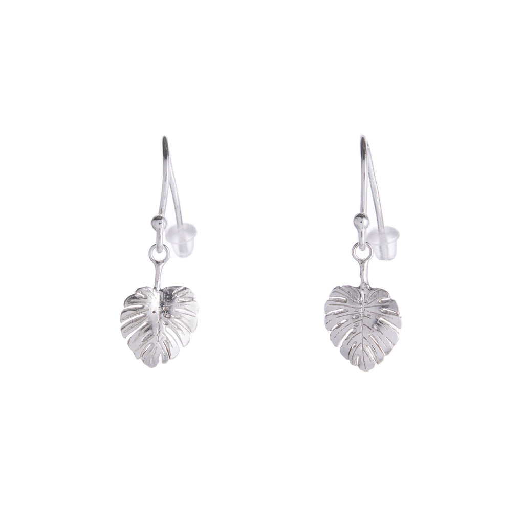 With a dangly monstera leaf, these silver earrings are perfect for everyday wear. Monstera leaves are ginormous, so these earrings make for a subtle tribute. 