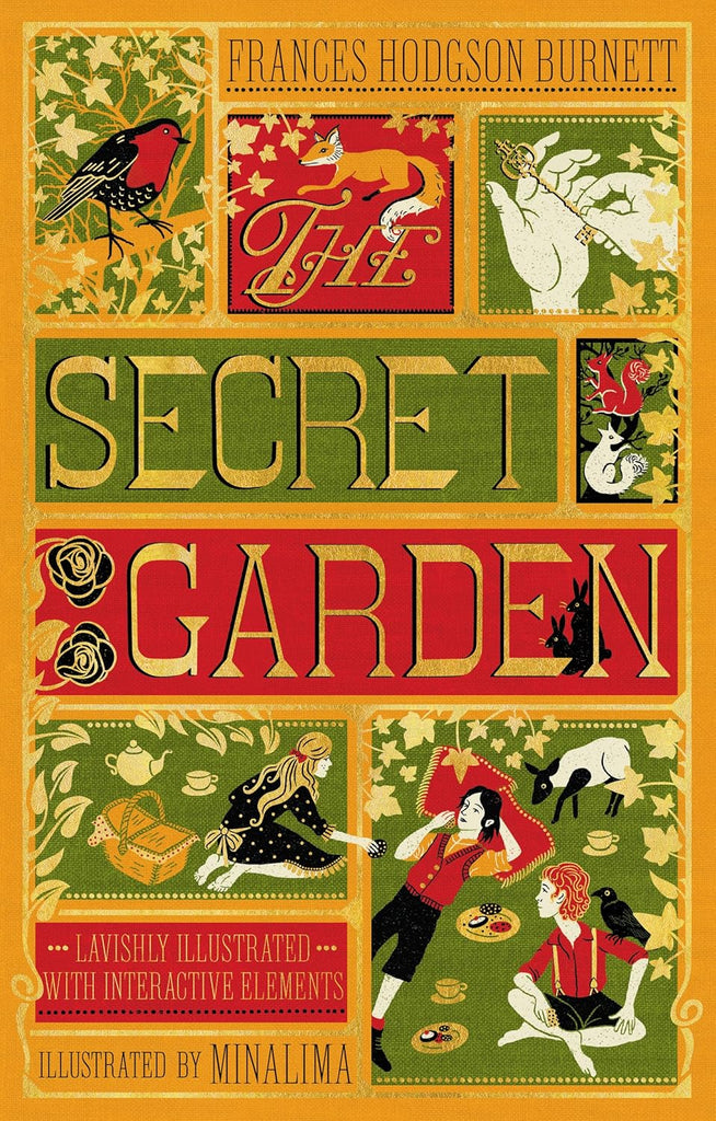 The Secret Garden follows orphan Mary Lennox to live with a distant uncle she's never met. Mary begins to discover the garden and meets friends along the way and transforms life at her new home. Expect the classic 1911 story, but updated with interactive elements, and illustrations. Hardcover (Illustrated) 384 pages