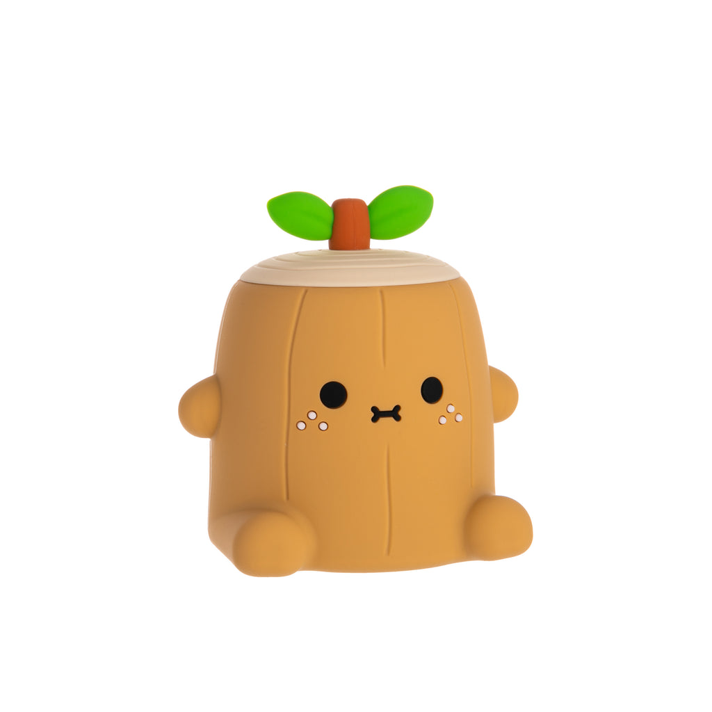 Brighten up bedtime with this little tree stump lamp, made from BPA-free silicone. With a pat on its cute head, turn on the light and change the intensity. 