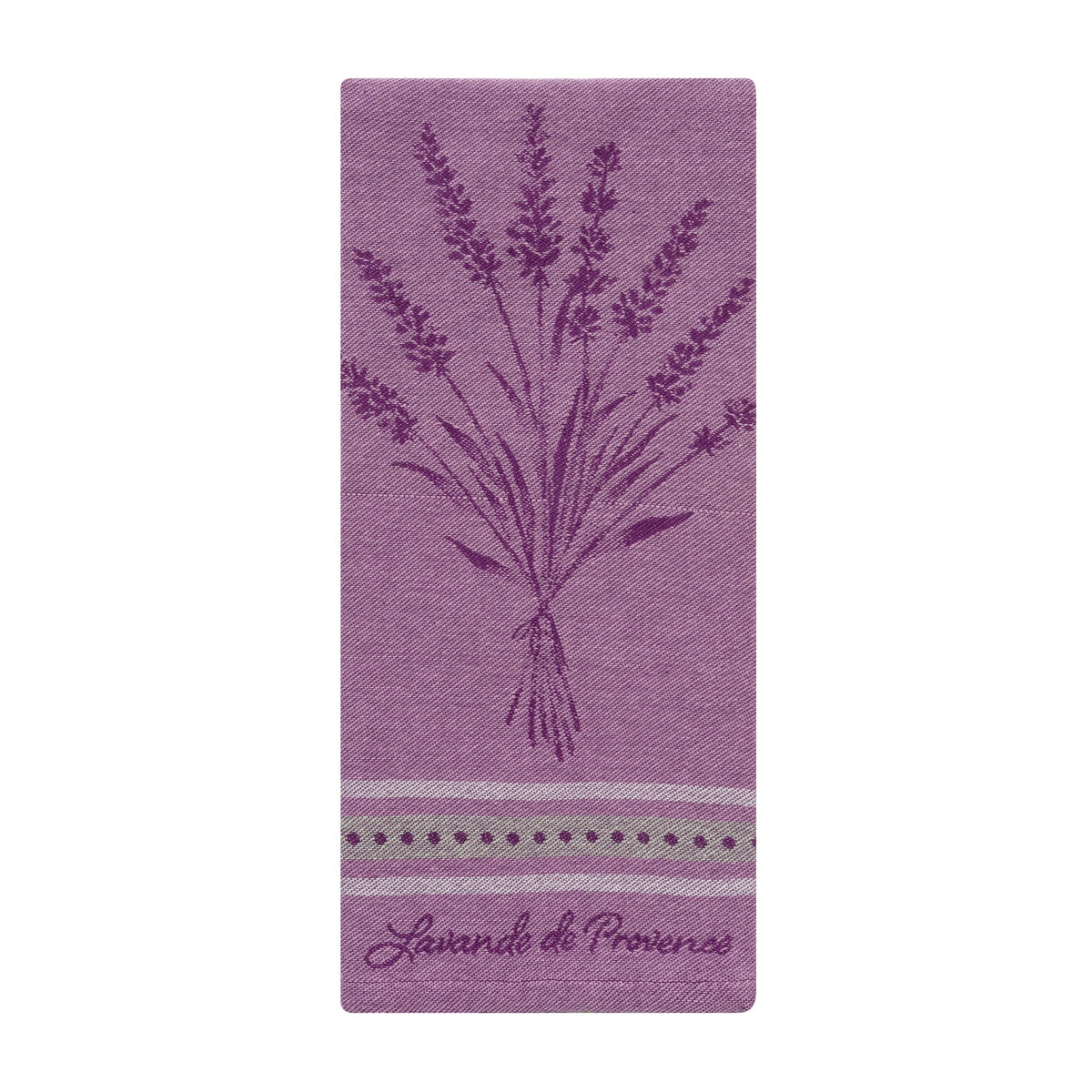 LAVENDER JACQUARD TEA TOWEL