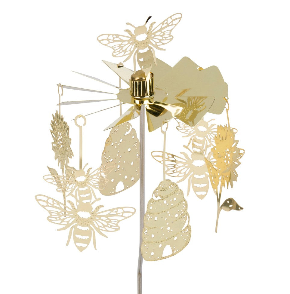 ANGEL CHIME BEE MINE CANDLE HOLDER